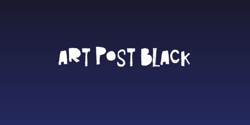 Art Post black Social Header