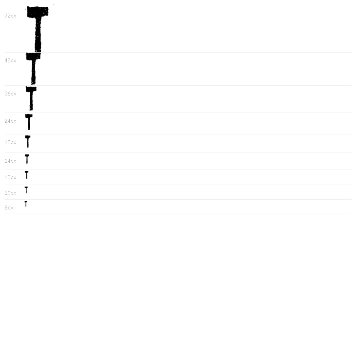 Art Post black Waterfall