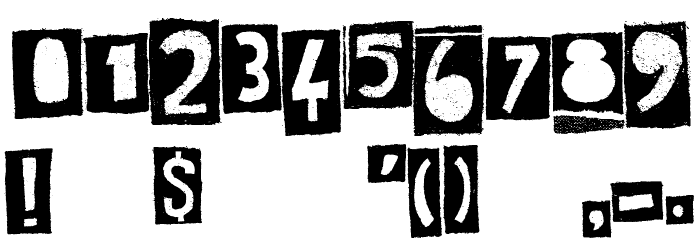 Art Post Font OTHER CHARS