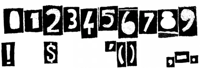 Art Post Font OTHER CHARS