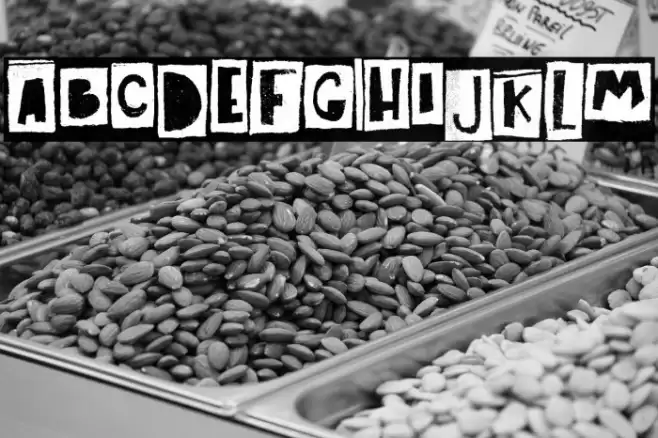 Art Post Font examples