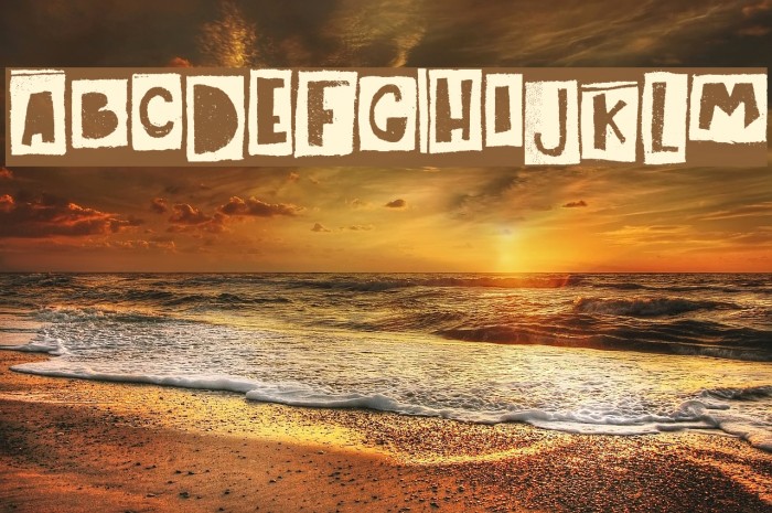 Art Post Font examples