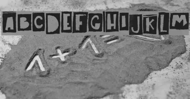 Art Post Font examples