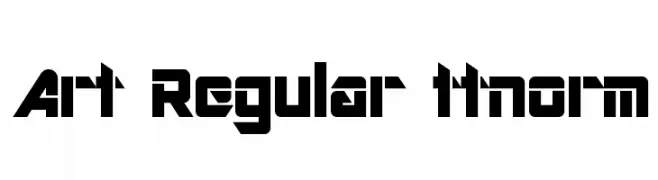 Art Regular ttnorm  Frei Schriftart Herunterladen