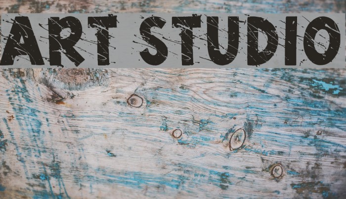 Art Studio Font examples