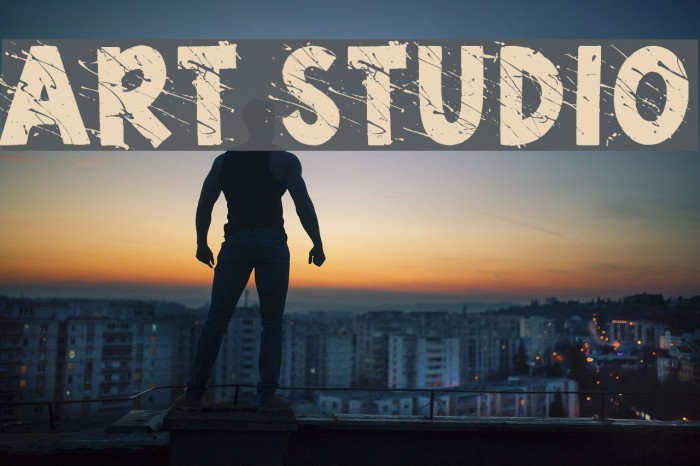 Art Studio Font examples