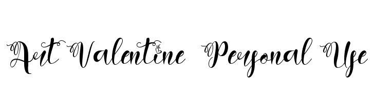 Art Valentine - Personal Use  font caratteri gratis
