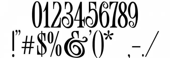 Art-Victorian Font OTHER CHARS