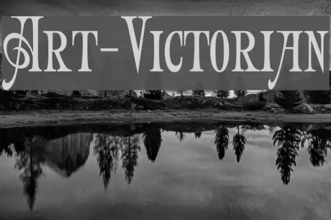 Art-Victorian Font examples