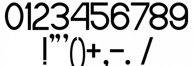 Art Font OTHER CHARS