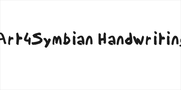 Art4Symbian Handwriting Logo
