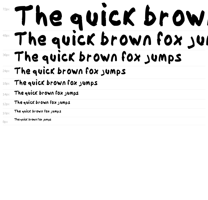 Art4Symbian Handwriting Waterfall