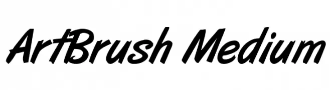 ArtBrush Medium  Descarca Fonturi Gratis
