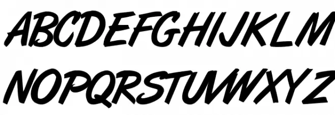 ArtBrush Medium Polices MAJUSCULES