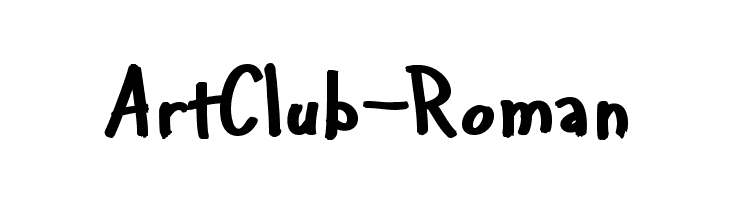 ArtClub-Roman  Frei Schriftart Herunterladen