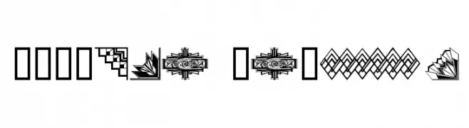 ArtDeco Motif  Fuentes Gratis Descargar