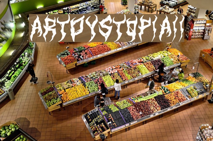 ArtDystopiaII Font examples
