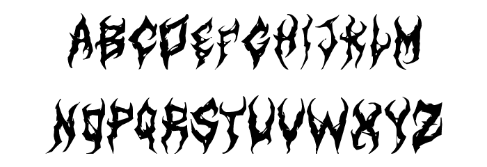 ArtDystopiaII Font LOWERCASE