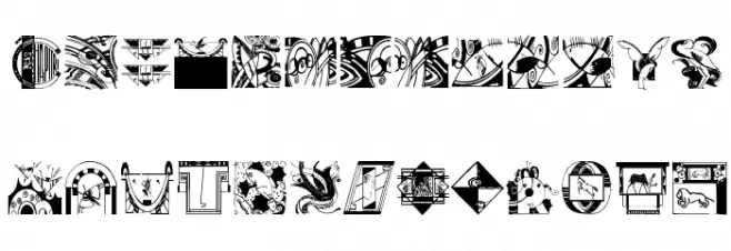ArtElements 字体 大写