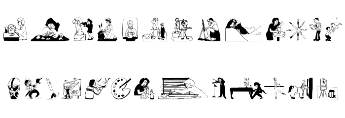 ArtEtcetera Font LOWERCASE