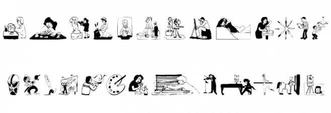 ArtEtcetera 字体 小写