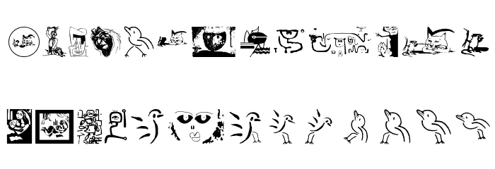 ArtFound Font LOWERCASE