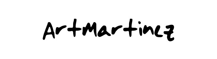 ArtMartinez  フリーフォントのダウンロード