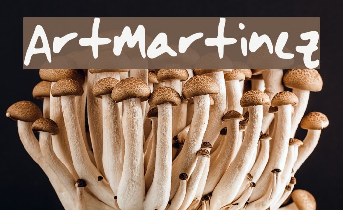 ArtMartinez Font examples