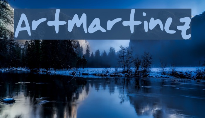 ArtMartinez Font examples