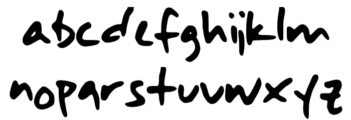 ArtMartinez Font LOWERCASE