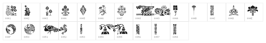 ArtNouveau2 Character Map