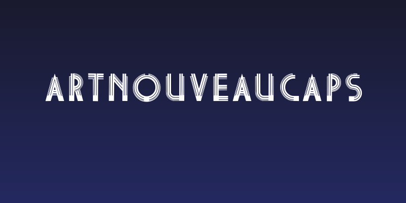 ArtNouveauCaps Social Header