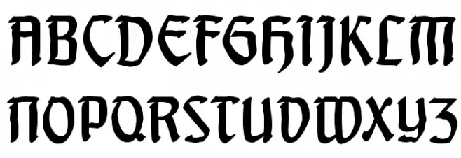 ArtNoveauDecadente Шрифта ВЕРХНИЙ