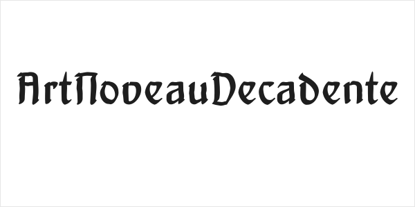 ArtNoveauDecadente Logo