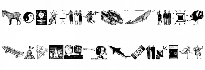 ArtParticles خط أحرف كبيرة