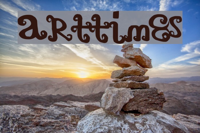 ArtTimes Font examples