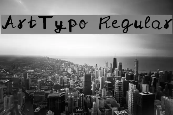 ArtTypo Regular Example 2