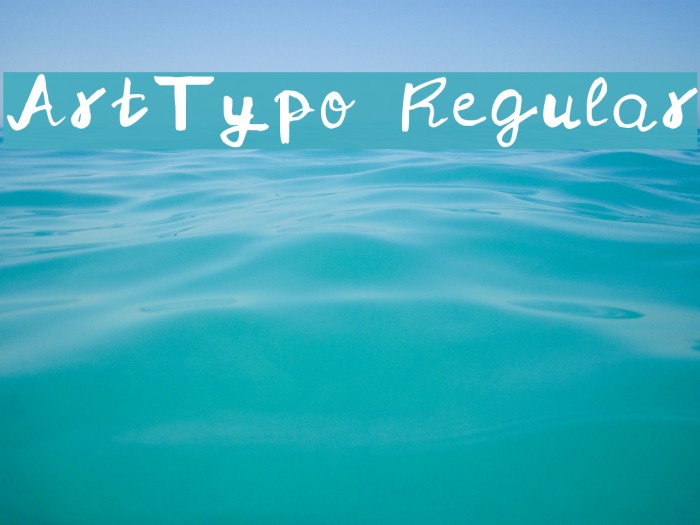 ArtTypo Regular Font examples