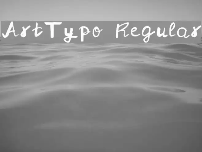 ArtTypo Regular Example 3