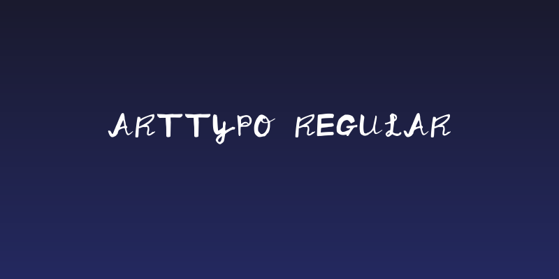 ArtTypo Regular Social Header