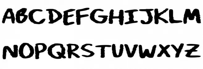 Art_Class Font Litere mari