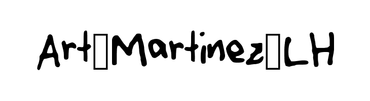 Art_Martinez_LH  les polices de caractères gratuit tlcharger