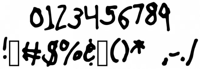 Art_Martinez_LH Font OTHER CHARS