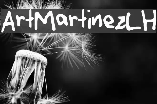 Art_Martinez_LH Font examples