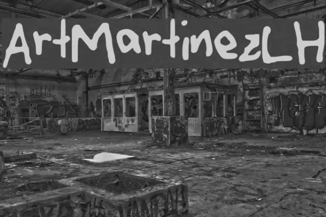 Art_Martinez_LH Font examples