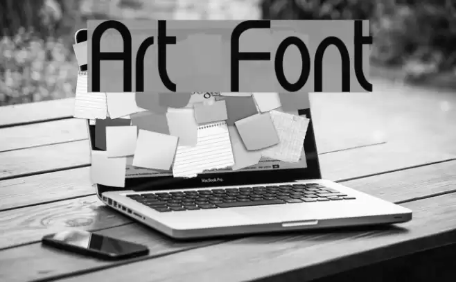 Art Font examples
