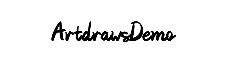 Artdraws Demo  フリーフォントのダウンロード