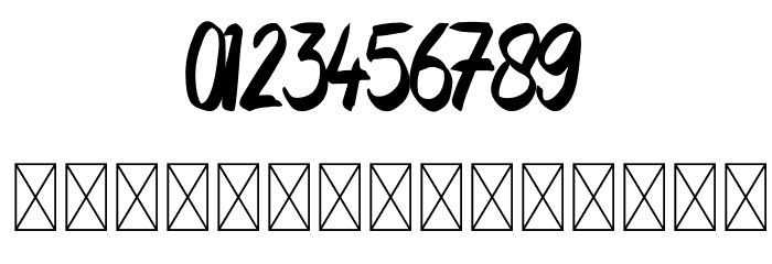 Artdraws Demo Font OTHER CHARS