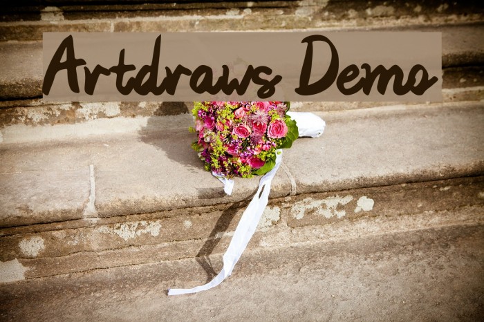 Artdraws Demo Font examples