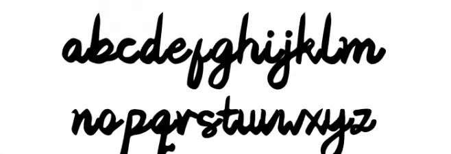 Artdraws Demo Caratteri MINUSCOLO